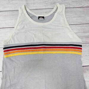 Runners Vintage Striped Unisex Tank Size Medium‎